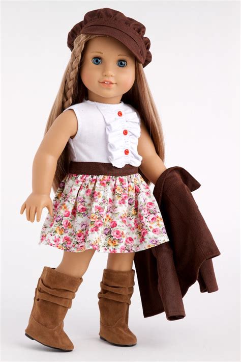 Urban Explorer Clothes For 18 Inch Doll Brown Motorcycle Jacket