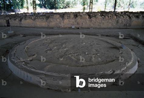 Hearth In Queens Megaron Palace Of Nestor Ancient Town Of Pylos