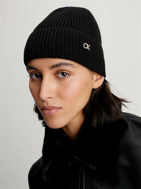 Wool Blend Beanie Calvin Klein® K60k610214bax