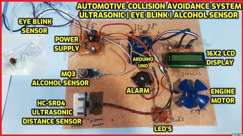 Automotive Collision Avoidance System Using Ultrasonic Eye Blink