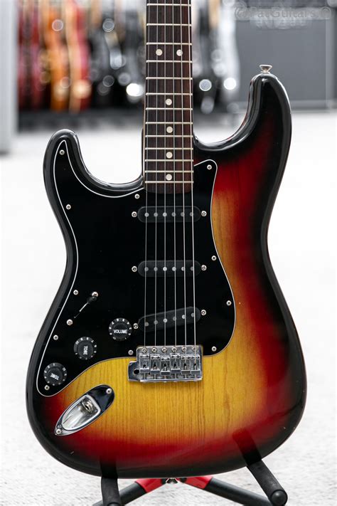 Fender 1976 Stratocaster Left Handed In Sunburst. Lefty LH 1970's Guitar For Sale