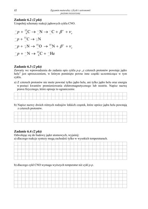 Galeria Pytania Fizyka I Astronomia P Rozszerzony Matura