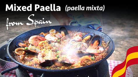 How To Make A Mixed Seafood And Meat Paella Paella Mixta Just Like