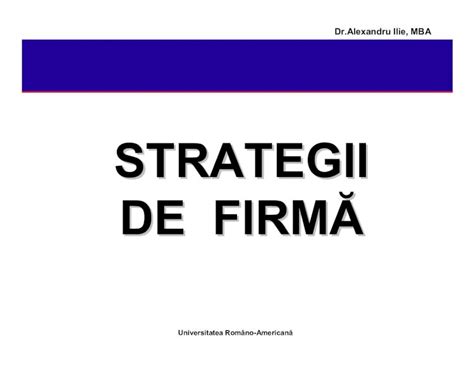 Pdf Strategii De Firma Dokumen Tips