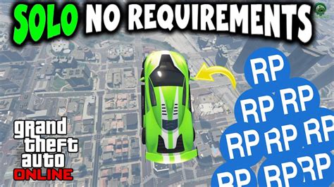 NEW SOLO NO REQUIRMENTS BEST RP FARM METHOD RANK UP DOING THIS GTA