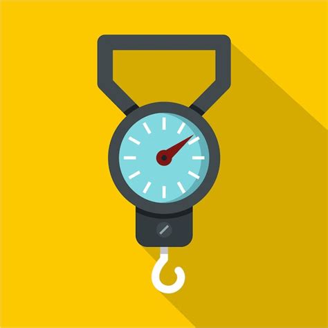 Premium Vector Spring Scale Icon Flat Illustration Of Spring Scale Vector Icon For Web