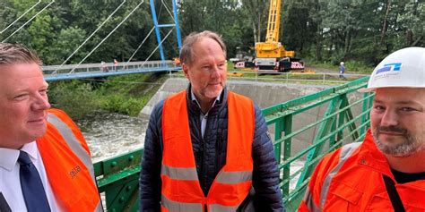 Neue Blaue Brücke kommt in Teilen nach Haltern