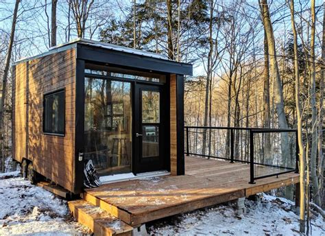 Modern Minimalist Tiny Cabin Vacation The Dashi Cabin From