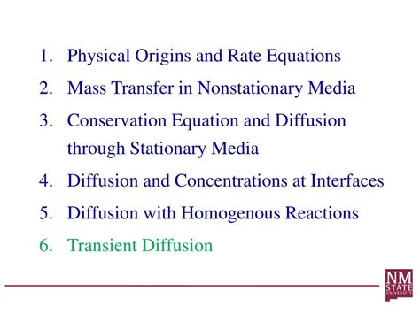 Ppt Diffusion Mass Transfer Powerpoint Presentation Free Download