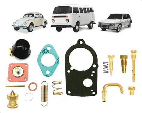 Kit Reparo Carburador Simples Pic Fusca Kombi Brasilia Nk