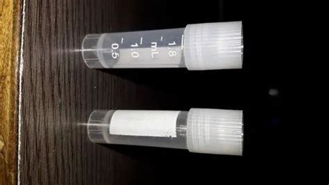 Polypropylene Cryo Vial Ml Transparent Sterile Size Cm Screw