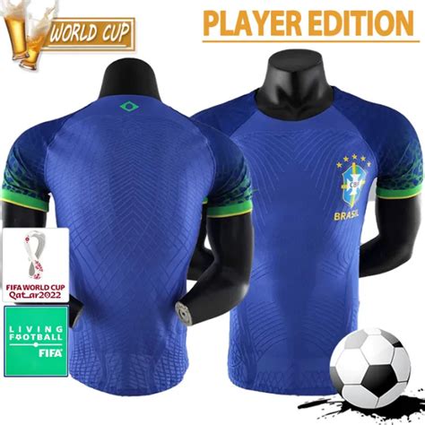 Player Edition Brazil National Team Away Soccer Jersey World