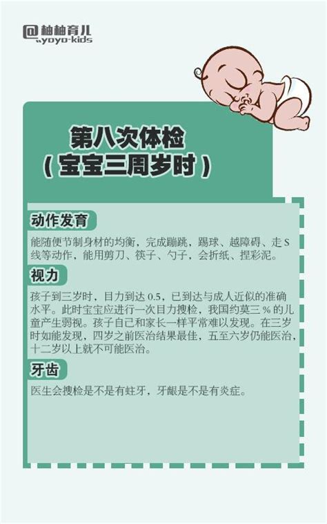 0 3歲寶寶體檢時間表及注意事項 每日頭條