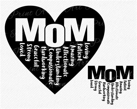 Mom SVG Mothers Day T Shirt Design Happy Mother S Day Etsy