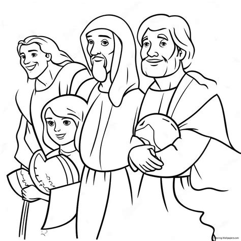 Bible Heroes Coloring Page 43323 34231