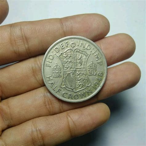 Jual KOIN KUNO NEGARA INGGRIS 1948 HALF CROWN B29 Di Lapak Toko Koin