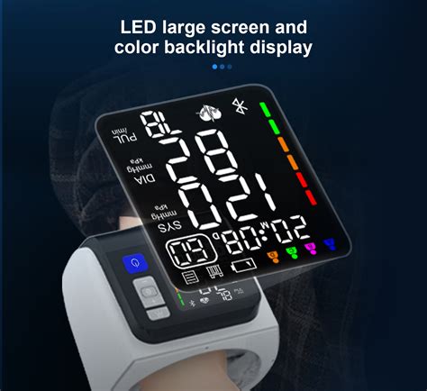 Factory Price Led Automatic Smart Sphygmomanometer Digital Arm Bp