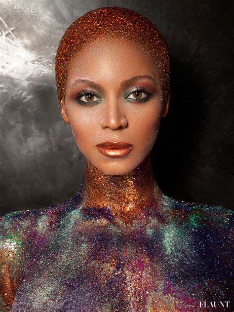 Beyonce Naked And Glittery For Flaunt Magazine Acclaim Magazine