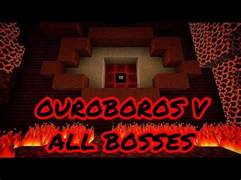 Minecraft Ouroboros V All Bosses Map Youtube