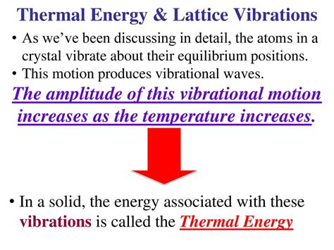 Phonons Quantum Mechanics Of Lattice Vibrations Ppt Download