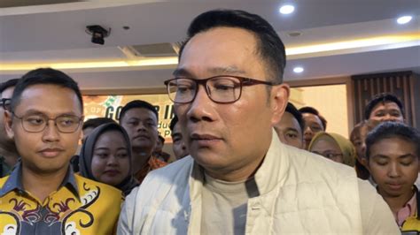 Usai Viral Cuitan Lawasnya Sentil Orang Jakarta Ridwan Kamil Minta