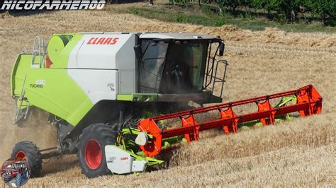 TRESHING 8 Km H HARVEST SEASON 2k23 CLAAS TUCANO 430 Montana 4