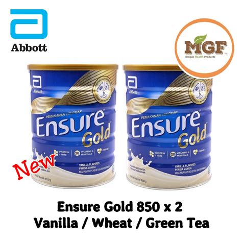 Ensure Gold Vanilla Wheat Coffee Green Tea 850g X 2tin Shopee Malaysia