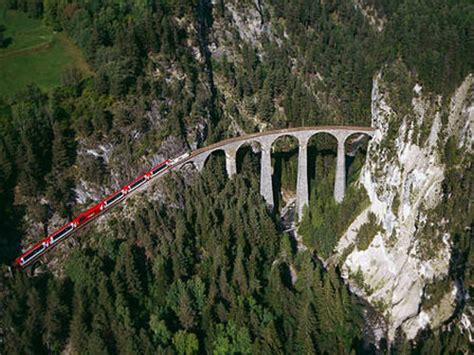 Landwasser Viaduct - Albula railway, Switzerland