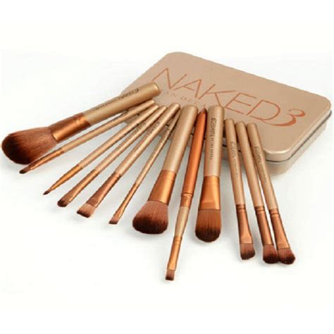 Naked 3 Naked Brush Set Nikss Collection Spanking Makeup Brushes Kit