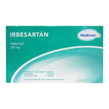 Irbesartán 150 mg con 28 Tabletas a precio de socio Sams Club en línea