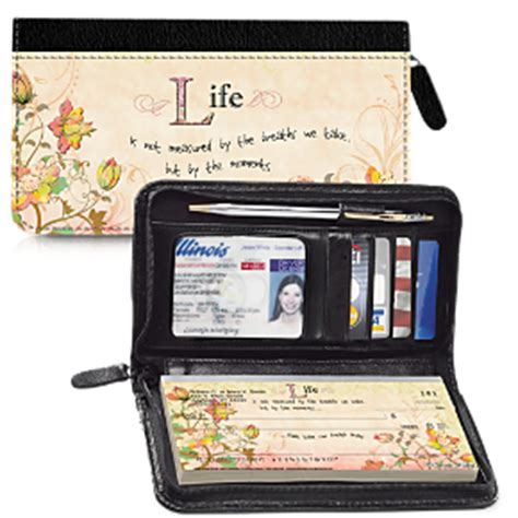 Zippered Checkbook Covers