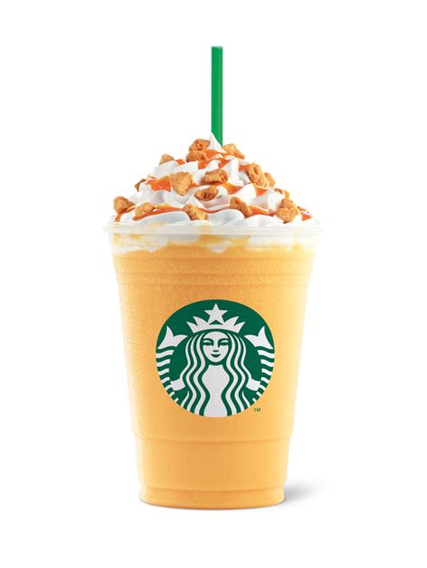 Starbucks Honeycomb Crunch Frappuccino In Mocha And Orange And The 2nd