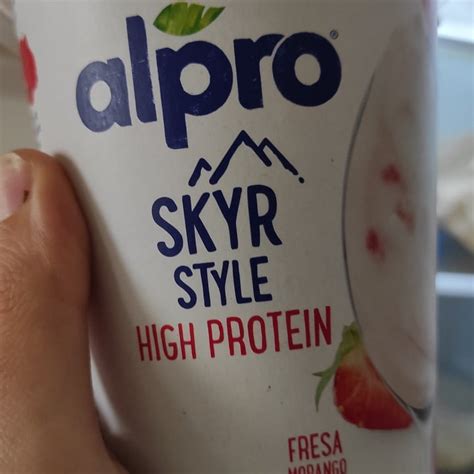 Alpro Fresa Morango Soja Skyr Style High Protein Review Abillion