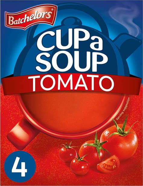 Batchelors Cup A Soup 4 Tomato Instant Soup Sachet 93 G Box Pack Of 1 Uk Grocery