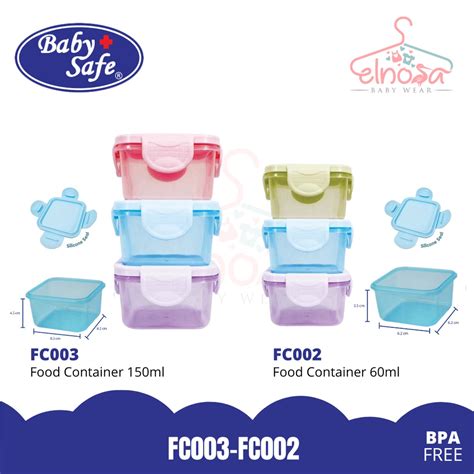 Jual Tempat Makan Wadah Tempat Mpasi Bayi 60ml 150ml Baby Safe Food