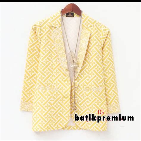 Jual Batik Premium Outer Blazer Shopee Indonesia