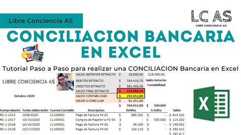 Tutorial Paso A Paso Como Hacer Una Conciliacion Bancaria En Excel