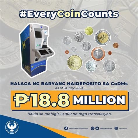 Deposit At Bsps Coin Deposit Machines Reach Over P188 M In Less Than