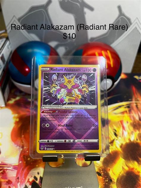 Radiant Alakazam Radiant Rare Fusion Strike Hobbies Toys