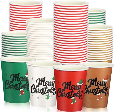 Amazon Zhehao Pack Christmas Party Cups Bulk Oz Disposable