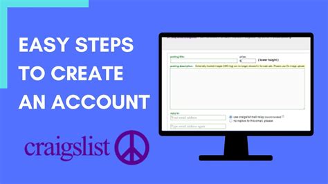 How To Sign Up For Craigslist Create Account On Craigslist Org YouTube