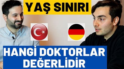 Almanya da doktor olmak Yaş sınırı Değerli olan doktorlar