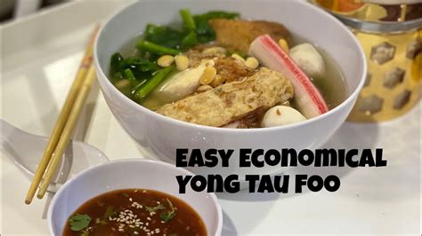 Easy Yong Tau Foo Soup And Savoury Dipping Hot Sauce Youtube