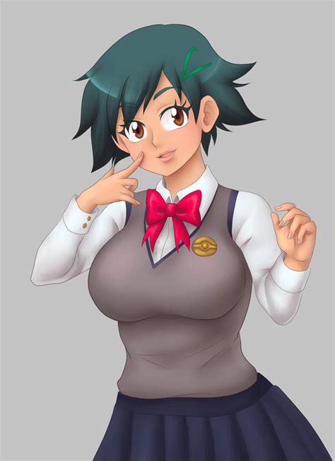 Ash Schoolgirl Tg By Rezuban On Deviantart