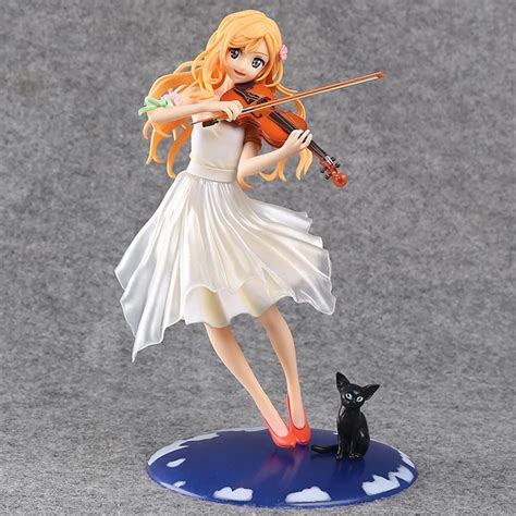 Action Figure Your Lie In April Kaori Miyazono Cartoon Doll Pvc 20cm Box Packed Japanese