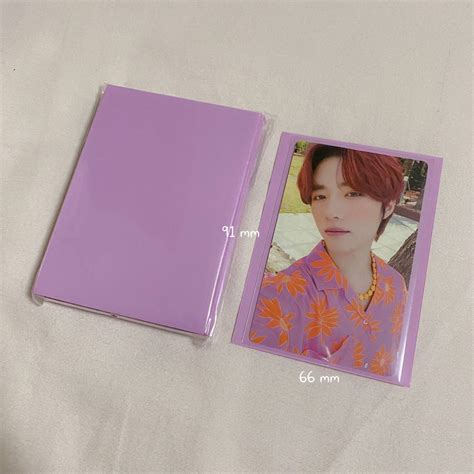 Wts Purple Pc Sleeves Txt Enhypen Nct Bts Zb1 Lsf Ive Ateez Tbz Bp Gidle Kep1er Newjeans Svt Skz