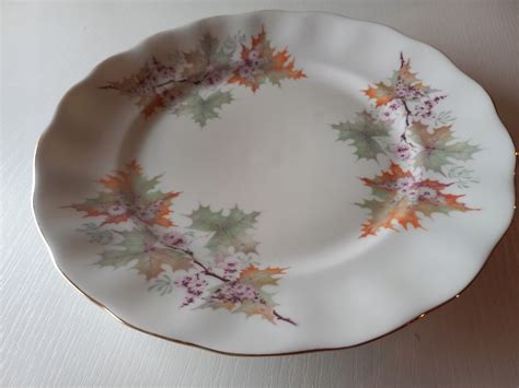 Karolina Talerz P Ytki Obiadowy Jesienne Li Cie Porcelana Vintage Prl L