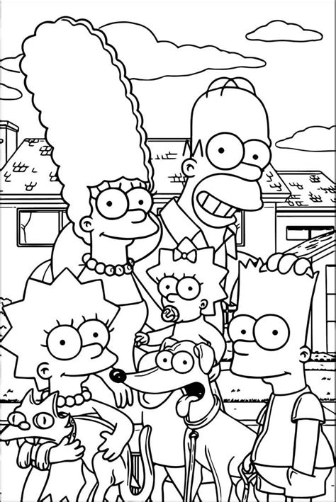 Coloriage Les Simpsons Coloriages Pour Une Impression Gratuite