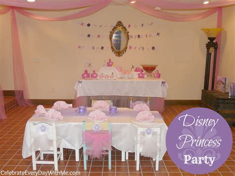 Disney Princess Party {Part One} - Celebrate Every Day With Me