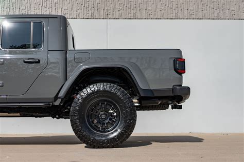 2021 Jeep Gladiator Mojave Kmc Wrath Black Wheel Pros